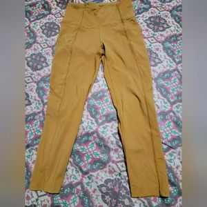 Lululemon Fast and Free 19" Size 2 Bronze/gold